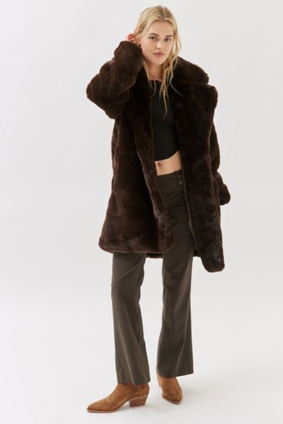 APPARIS Stella Faux Fur Coat | Urban Outfitters Canada