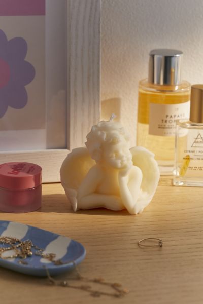 Yui Brooklyn Angel Shaped Candle In Assorted At Urban Outfitters In Neutral