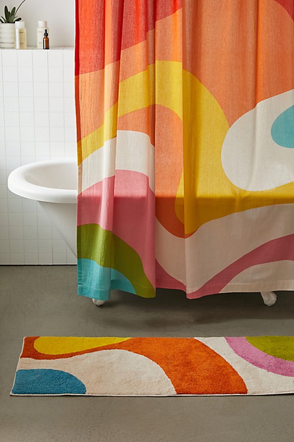 Urban Outfitters Silas Runner Bath Mat In Multi
