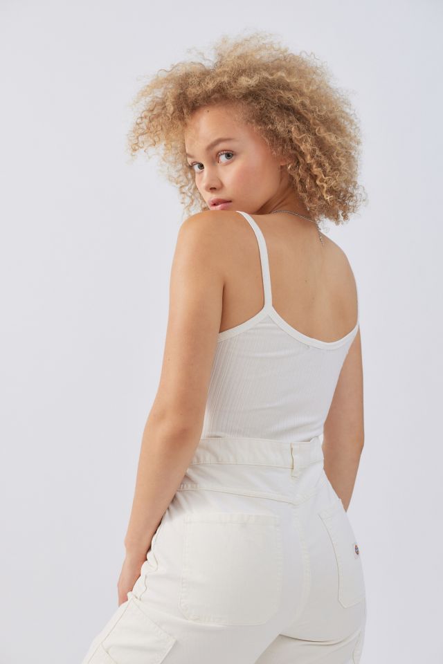Urban Outfitters, Tops, Out From Under Annie Ribbed Strappy Bodysuit