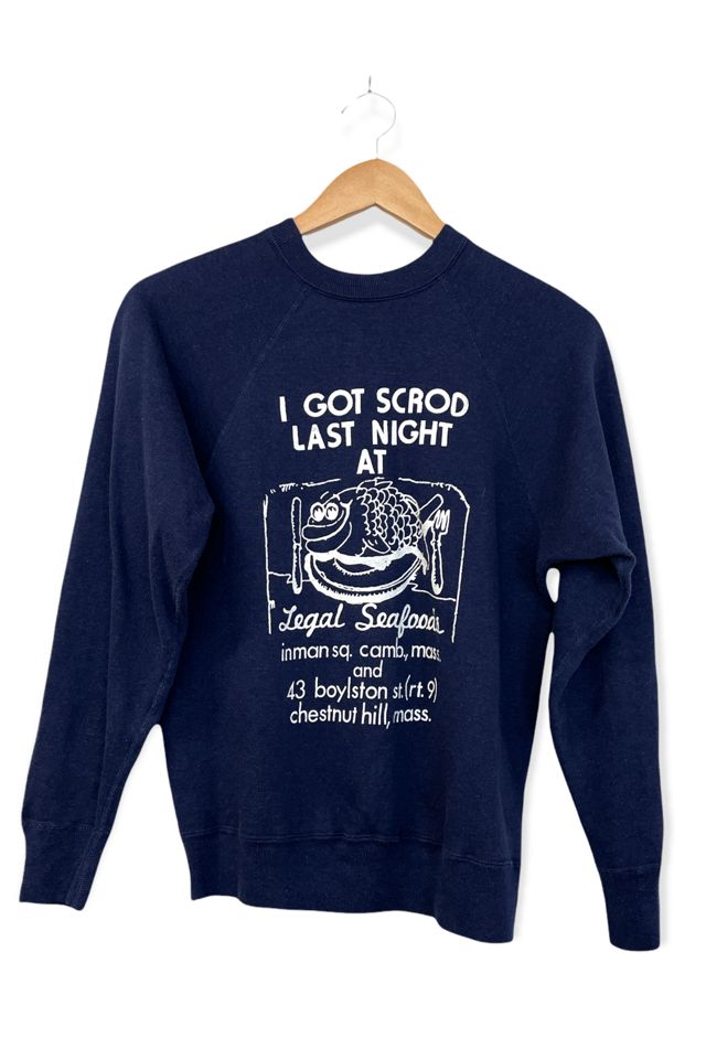 Vintage 1970s Legal Seafoods Sweatshirt | Urban Outfitters