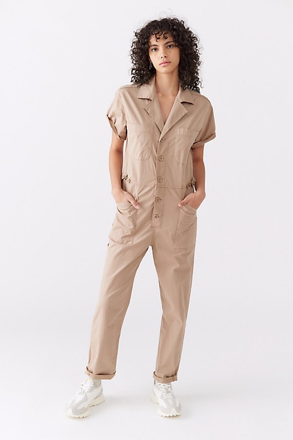Pistola Grover Short Sleeve Coverall Jumpsuit | Urban Outfitters (US and RoW)