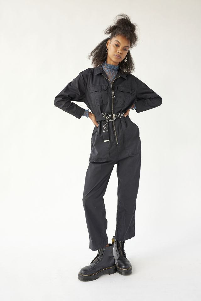 Una Long Sleeve Utility Jumpsuit