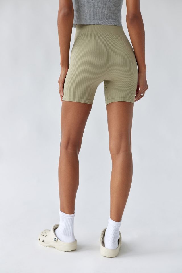 Out From Under Ribbed High-Wasted Bike Short #1