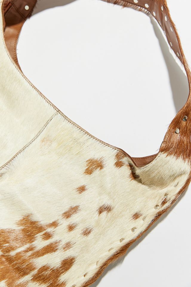 Lex Studded Calf Hair Shoulder Bag #3