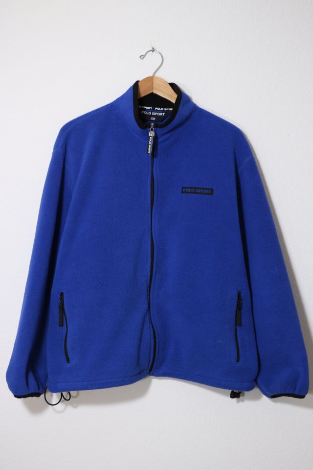 Vintage Polo Ralph Lauren Sport Polar Fleece Zip Up Jacket | Urban ...