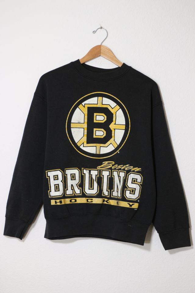 Vintage 90s Boston Bruins Sweatshirt Mens M Deadstock NHL Hockey