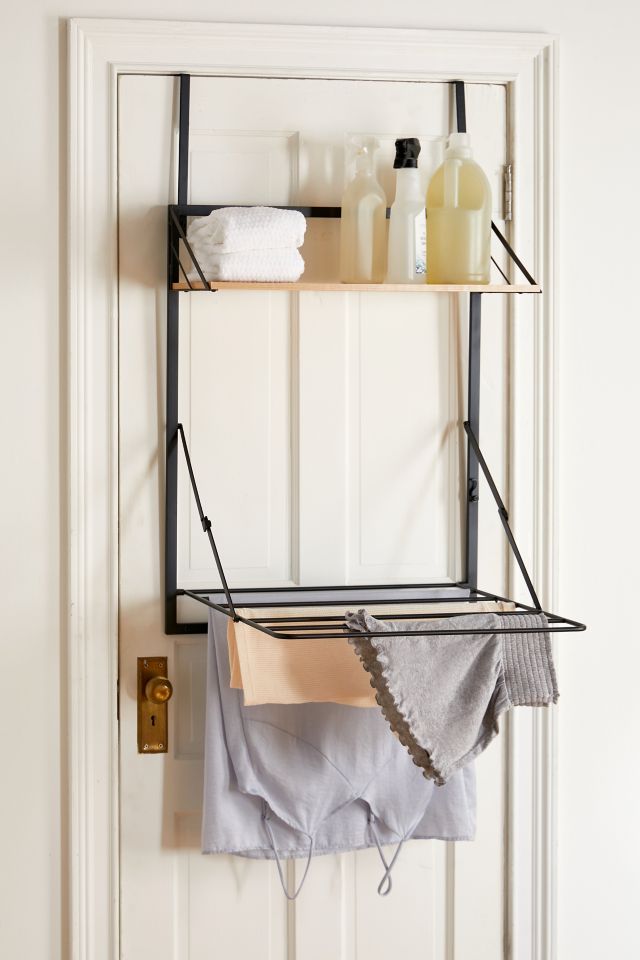 Clothes rack over door hot sale