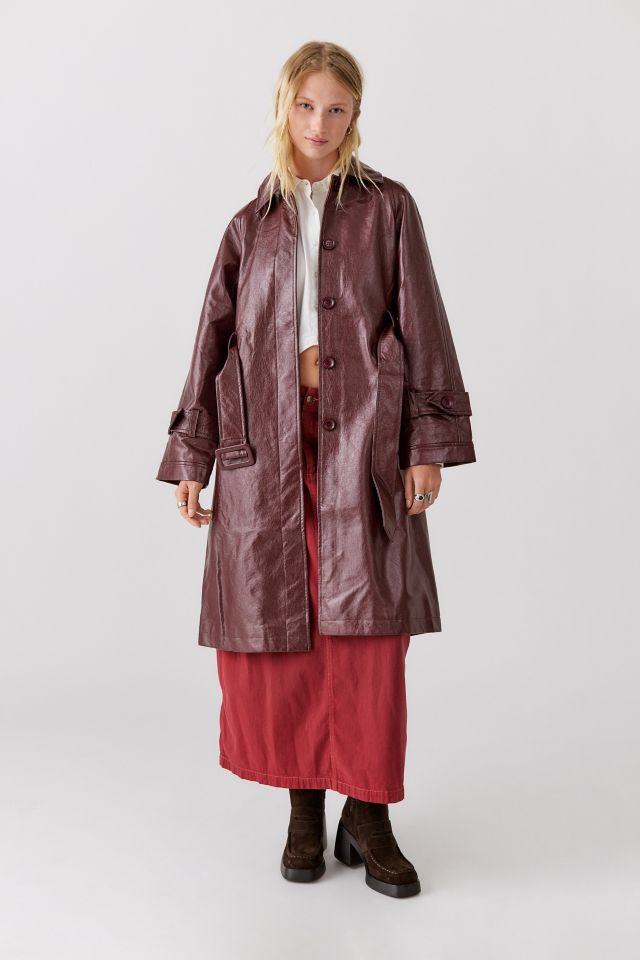 Imperméable Hosbkerg Heba Tori en faux cuir #1