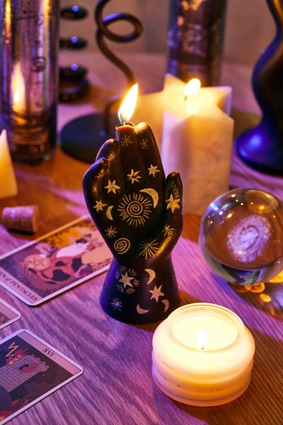 Celestial Hand Shaped Candle Product Page