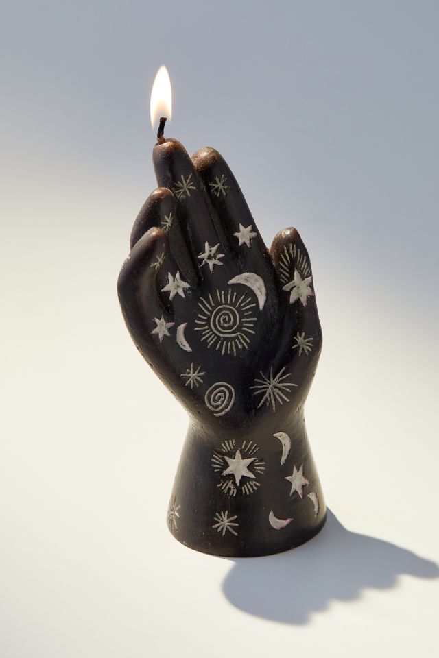 Celestial Hand Shaped Candle #1