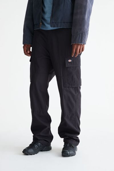 Dickies Eagle Bend Relaxed Fit Double Knee Cargo Pants in Black