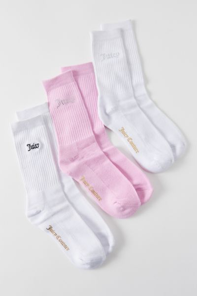 Juicy Couture UO Exclusive Crew Sock 3-Pack | Urban Outfitters