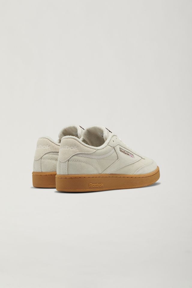 スニーカー Reebok Two-tone leather and suede Club C sneakers Reebok Two-tone Leather And Suede Club C Sneakers Reebok