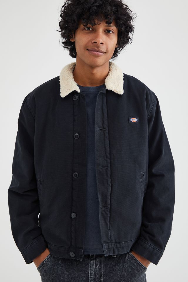 Dickies Duck Fleece Collar Canvas Jacket | Urban Outfitters