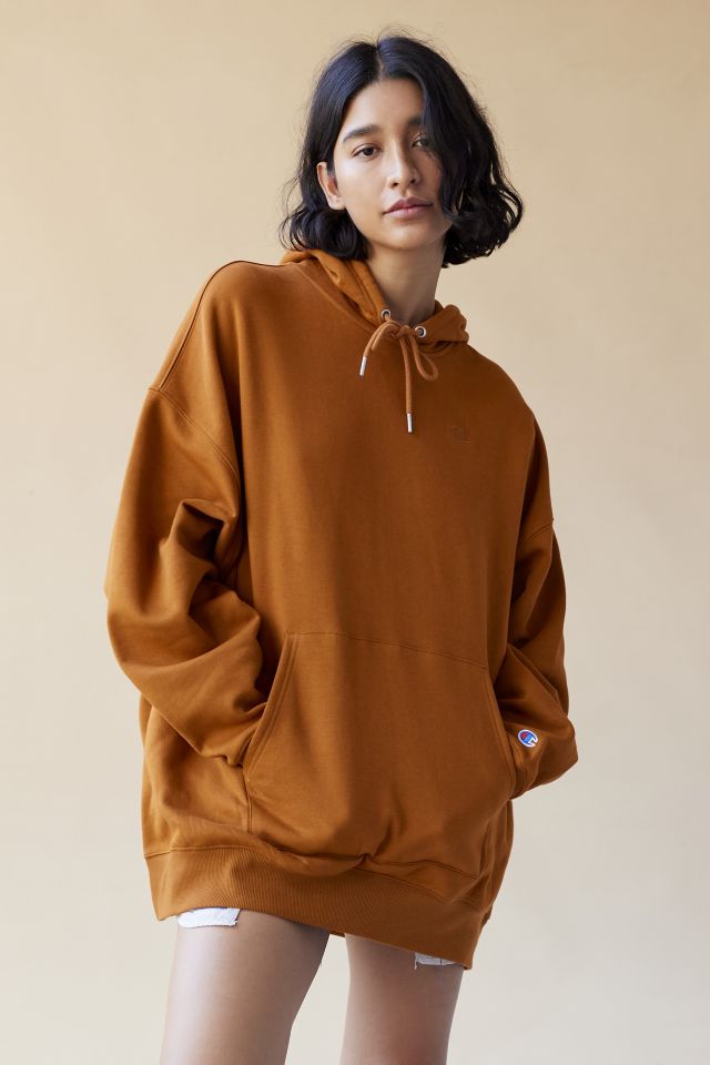 UO Brown New York Hoodie Sweatshirt