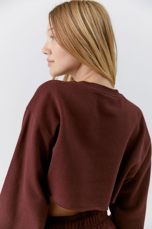 Champion UO Exclusive Classic Fleece Cropped Top #3