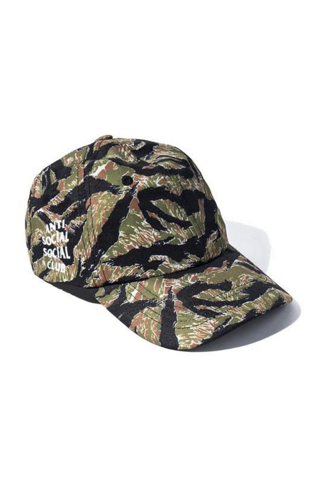 Anti Social Social Club WEIRD Cap Tiger Camo Urban Outfitters