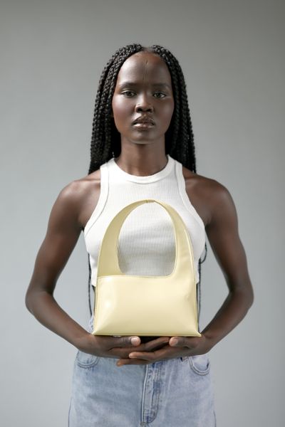 Bridge Mini Shoulder Bag In Light Yellow