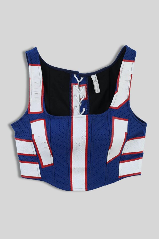 Urban Outfitters Frankie Collective Rework Titans NFL Corset 001