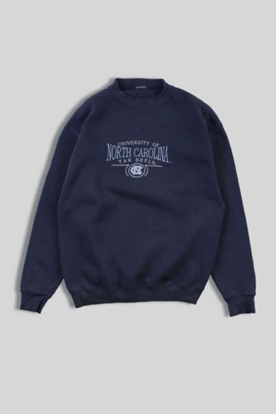 トップス Journal Standard Vintage Sweat Navy Distressed Neckline Crewneck