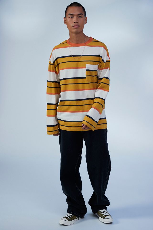 UO Striped Oversized Long Sleeve Tee #2