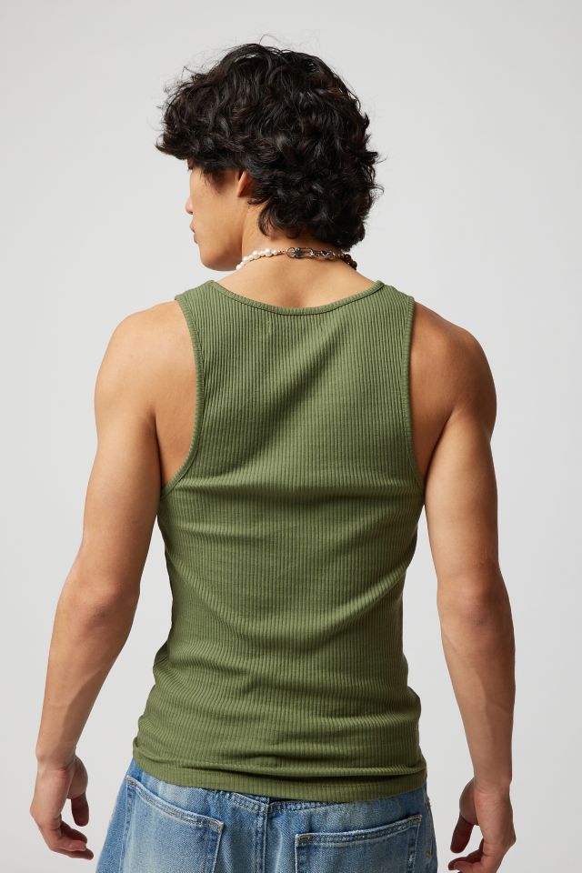 UO Tybee Mesh Tunic Tank Top