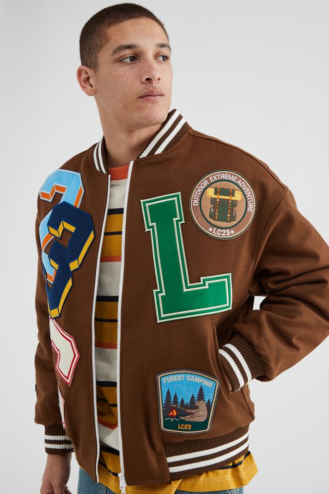 LC23 Multi Patch Varsity Jacket | Urban Outfitters