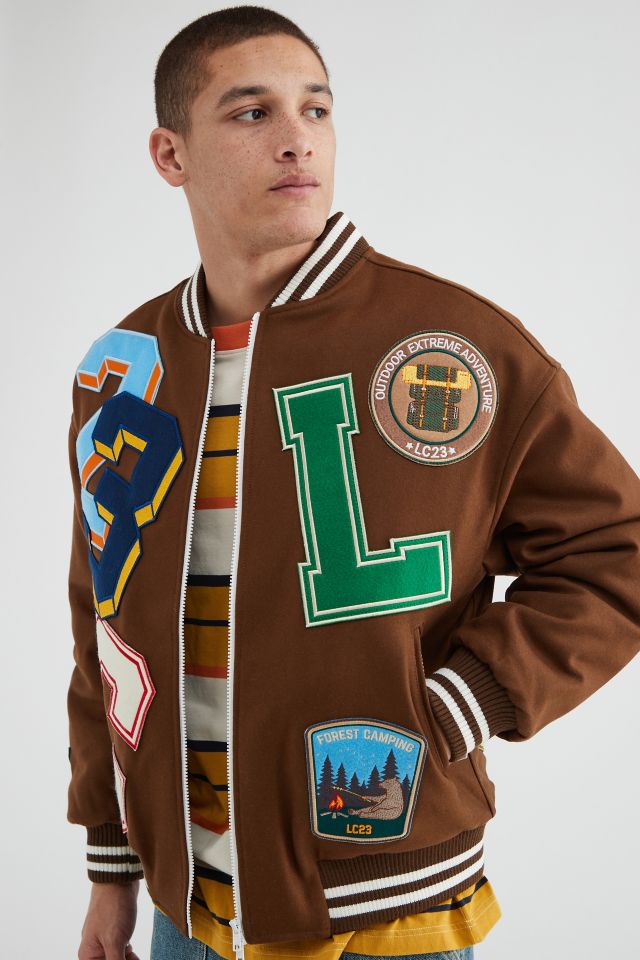 Varsity jacket sale with patches