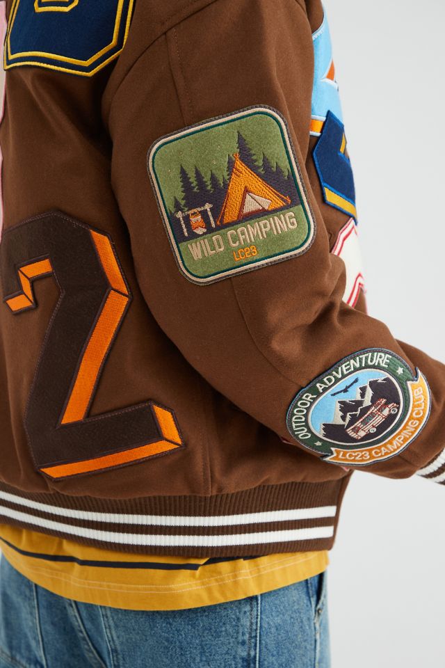 LC23 Multi Patch Varsity Jacket | Urban Outfitters