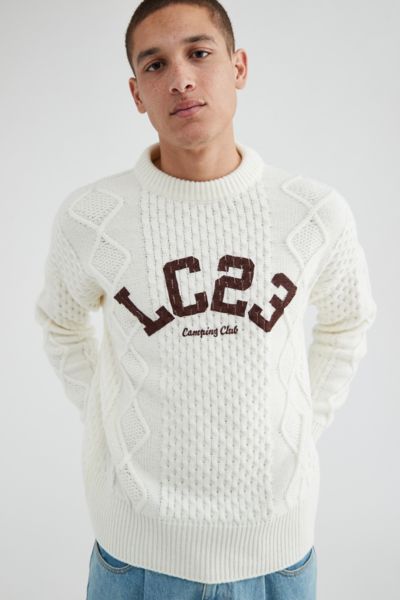 LC23 PRINTED FAIR ISLE SWEATER