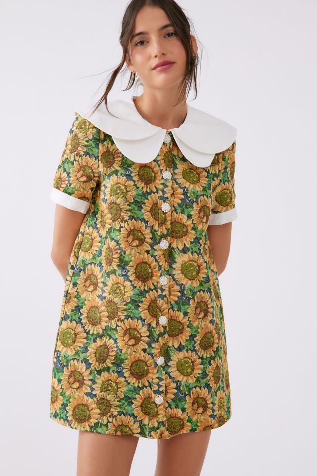 Sister Jane Warm Seas Sunflower Mini Dress