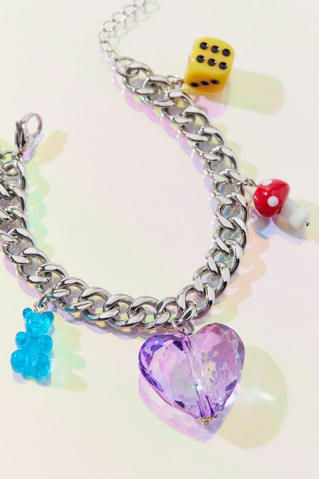 Blackcurrant Pop Dotty Charm Bracelet #1