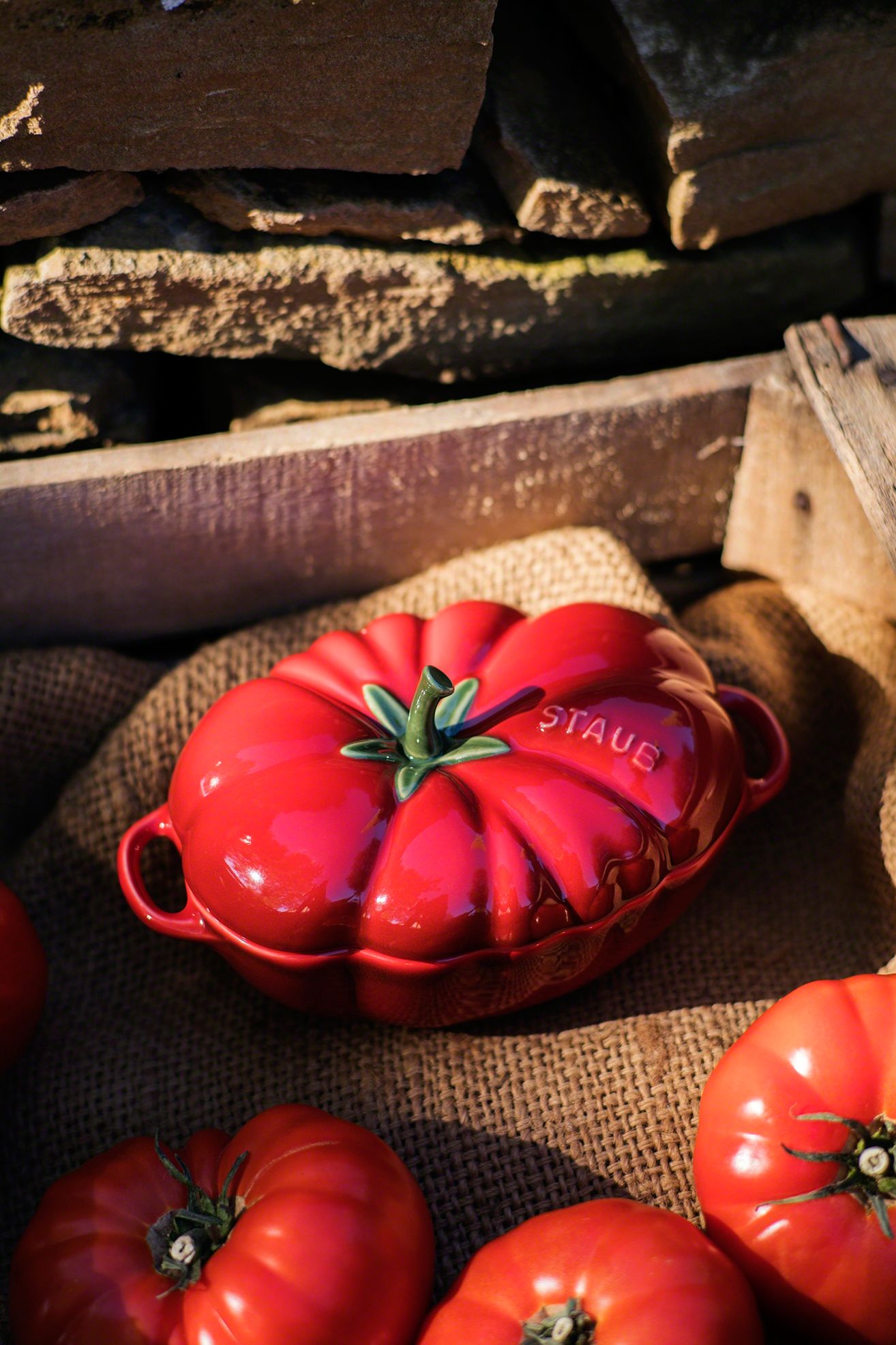 Staub Ceramic 16-oz Petite Tomato Cocotte Baking Dish - Cherry, ONE SIZE