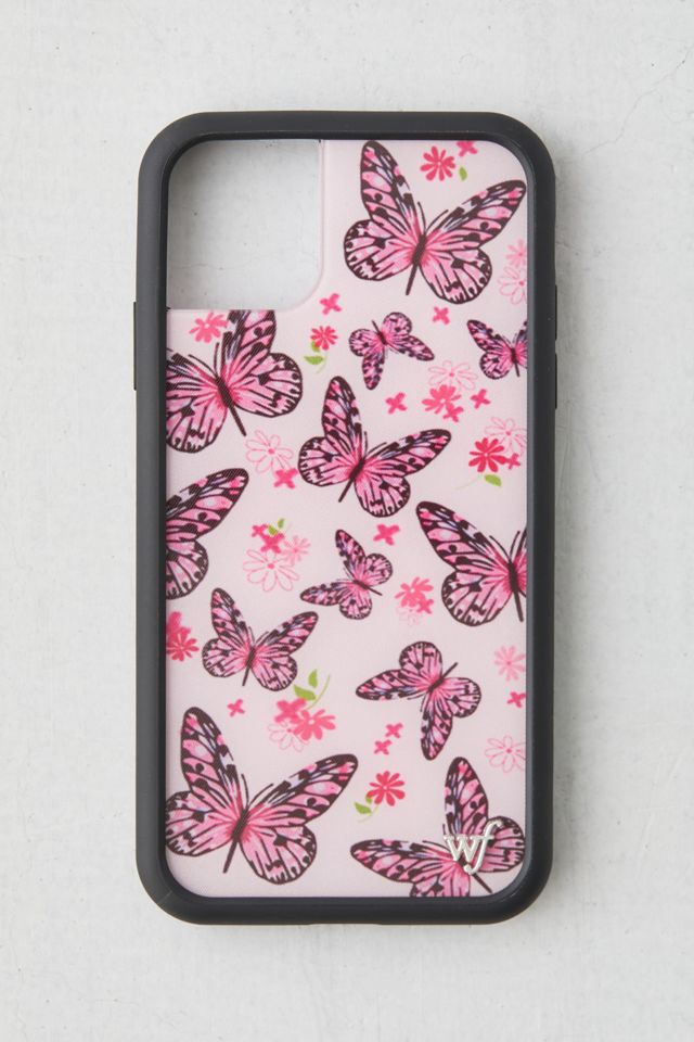 Wildflower Pink Butterfly iPhone Case Urban Outfitters
