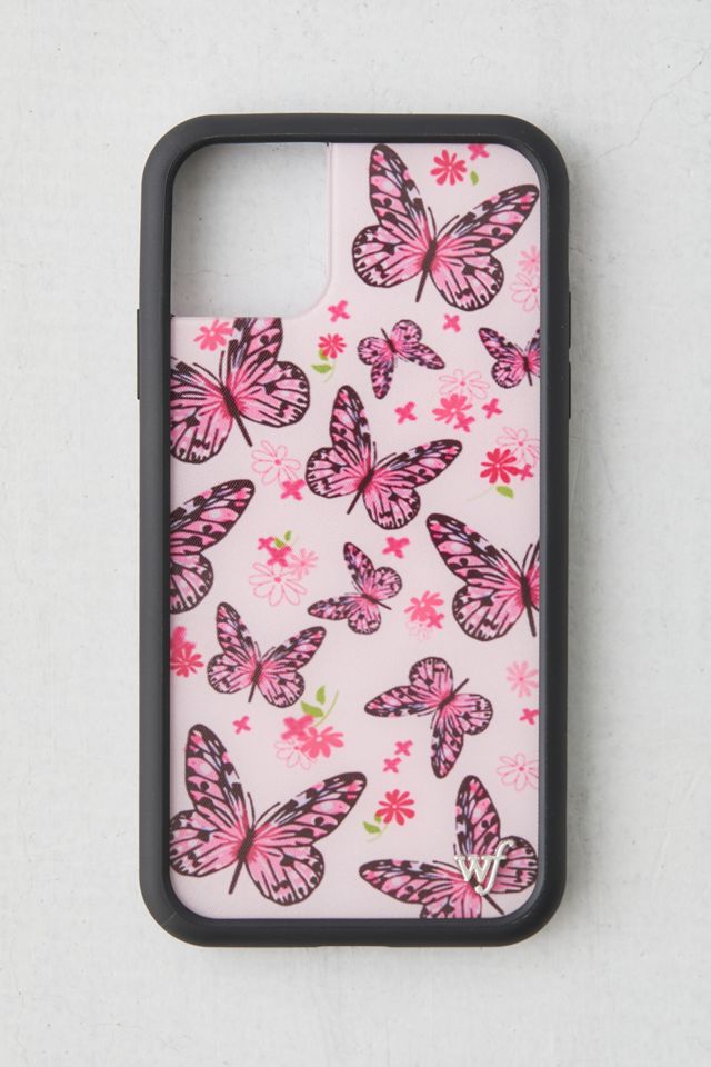 Urban Outfitters Accessories Phones Cases Wildflower Pink Butterfly iPhone Case 