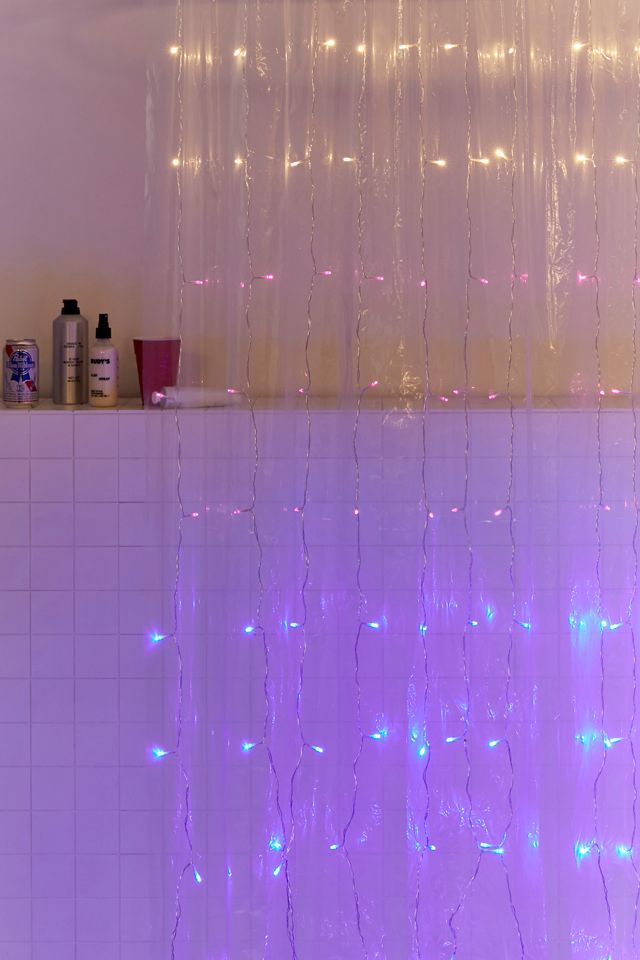 urbanoutfitters.com | Brilliant Ideas LED Shower Curtain
