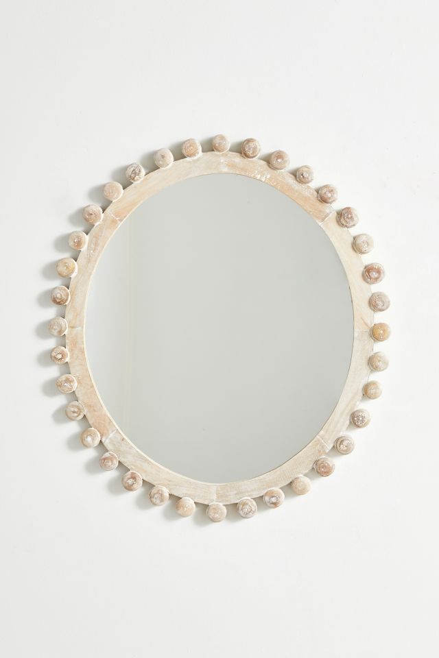 Mango Wood Framed Wall Mirror #1