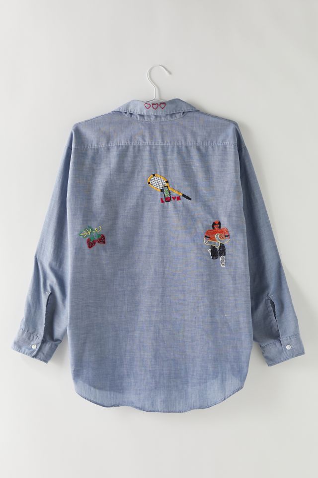 Chemise brodée vintage #1
