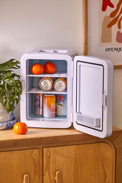 Cooluli Infinity 10liter Mini Fridge In White ModeSens