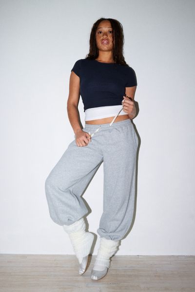 Out From Under Brenda Jogger Pant In Heather Grey