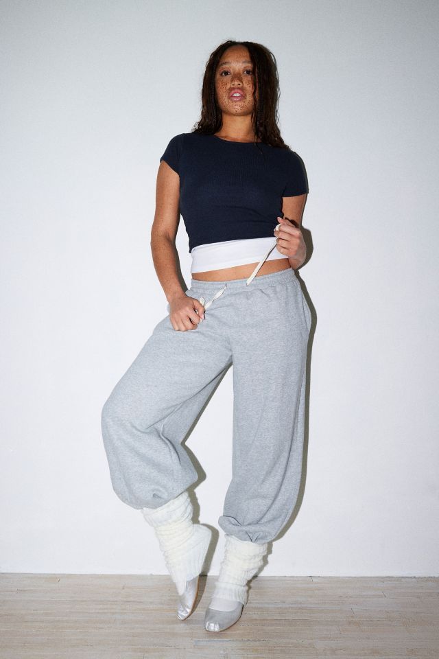 Plush-Knit Lounge Joggers for Women