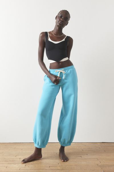 Shop Out From Under Brenda Jogger Sweatpant In Turquoise, Women's At Urban Outfitters