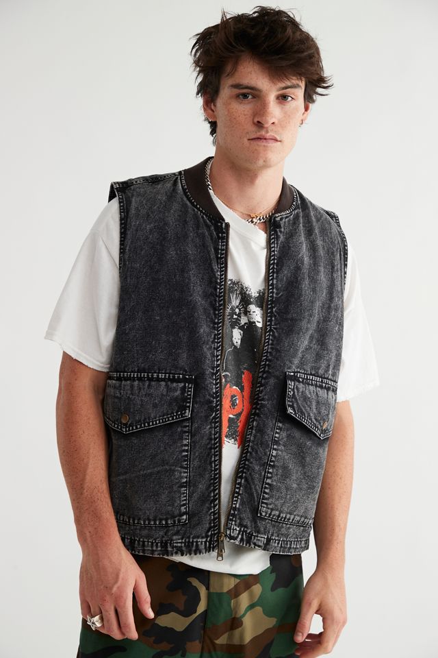BDG Western Zip Vest | Urban Outfitters