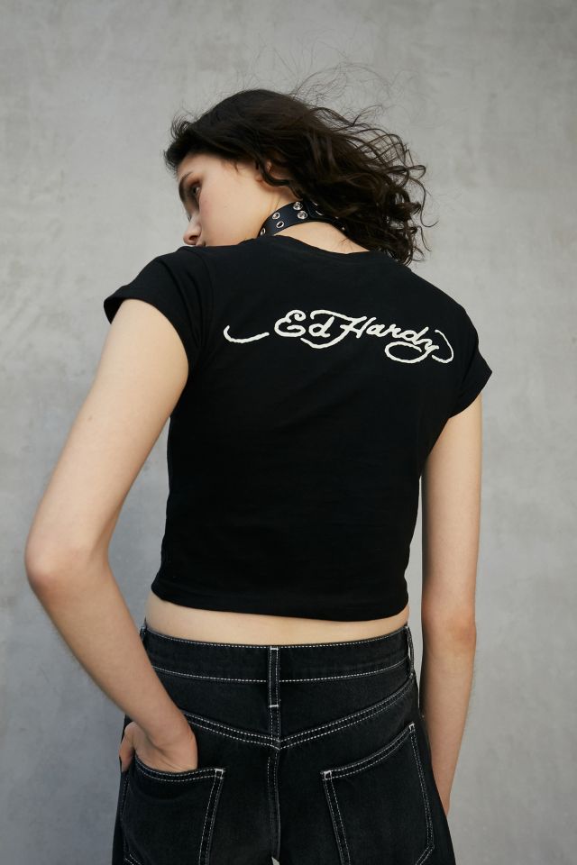 T-shirt pour bébé Ed Hardy Rose Panther #1