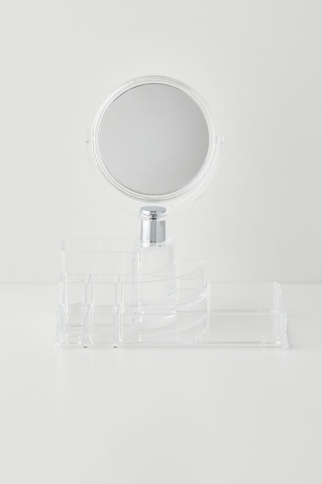 Leslie Cosmetic Organizer With Mirror #1