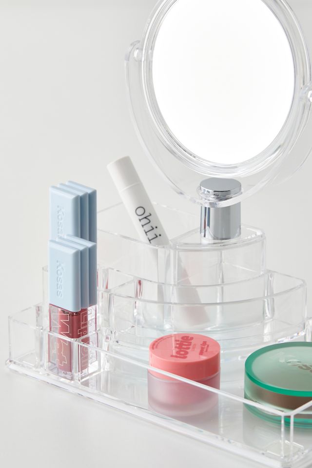 Leslie Cosmetic Organizer With Mirror #2