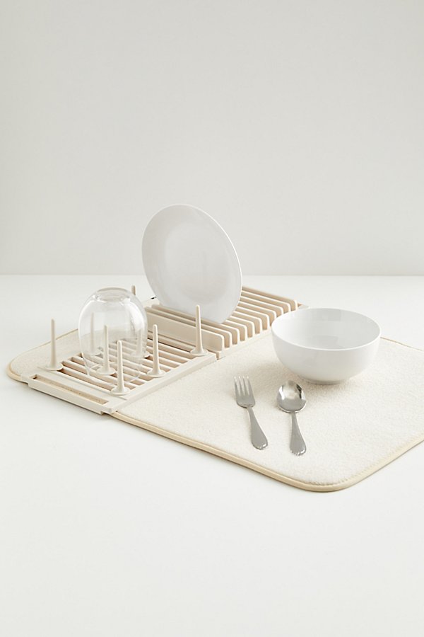 Urban Outfitters Umbra U-dry Peg Drying Rack With Mat In Cream