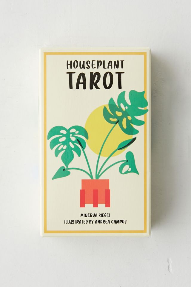 Houseplant Tarot: A 78-Card Deck Of Adorable Plants And Succulents For Magical Guidance By Minerva Siegel