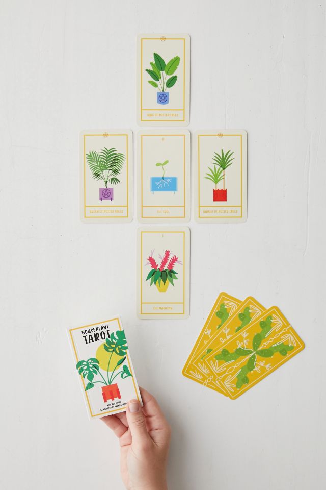 Houseplant Tarot: A 78-Card Deck Of Adorable Plants And Succulents For Magical Guidance By Minerva Siegel #1